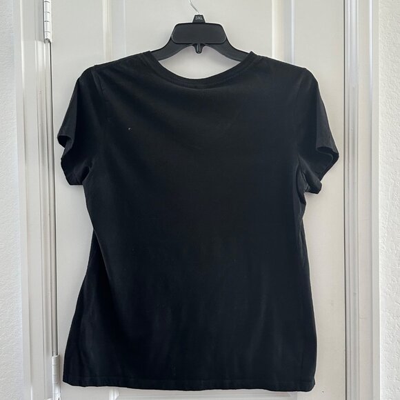 Black Christian Graphic Tee With "You Can Do All Things Through Christ Except Co - Picture 2 of 5